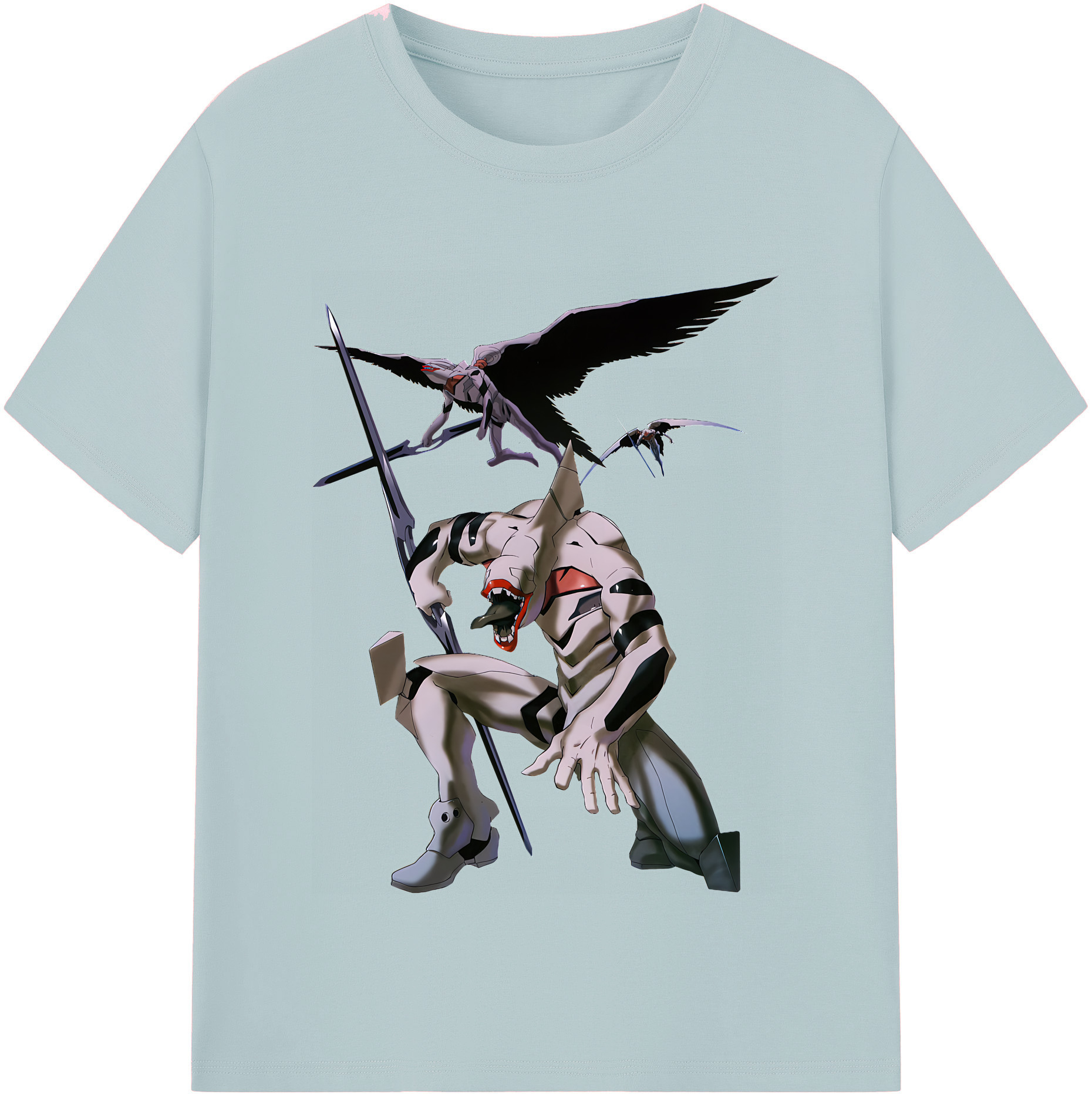 （画像用） EVA 新世紀エヴァンゲリオン 綿100％半袖Tシャツ（フロントプリント）